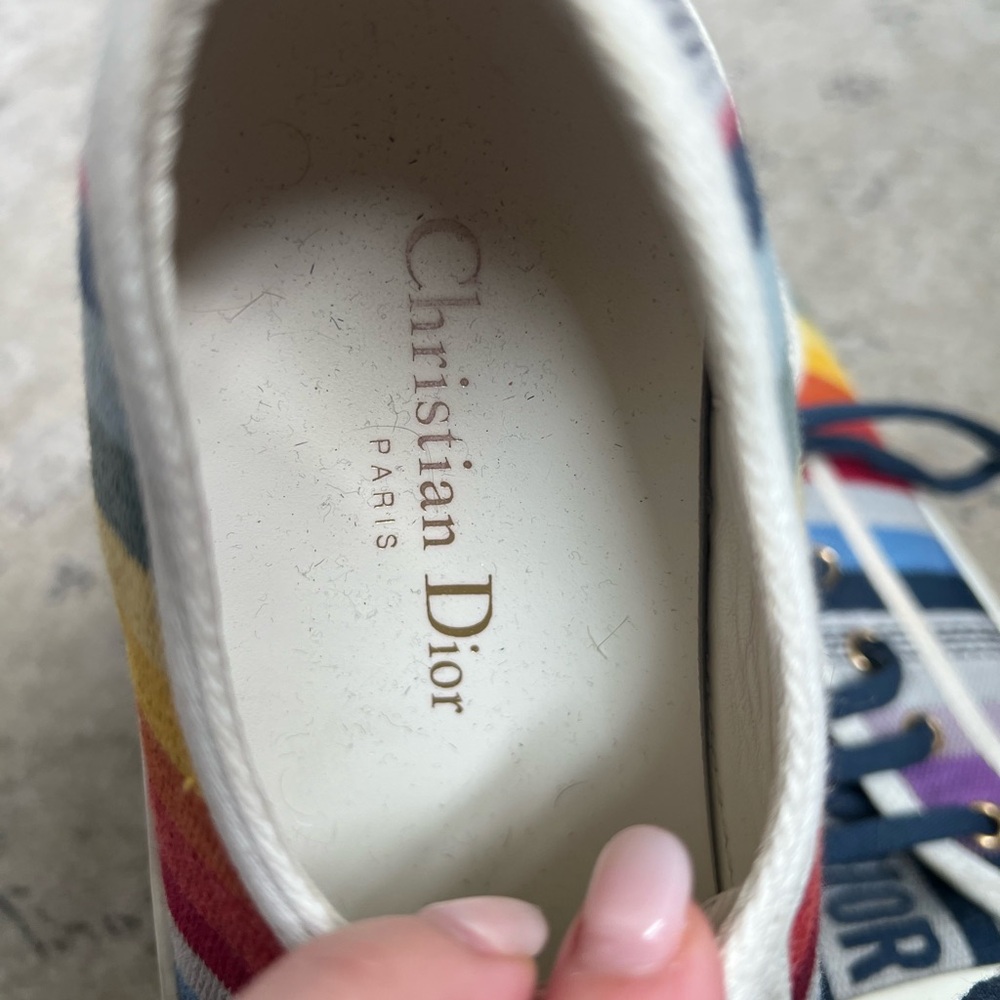 Dior Multicolor Canvas Walk n’ Dior Sneakers - Picture 2 of 4